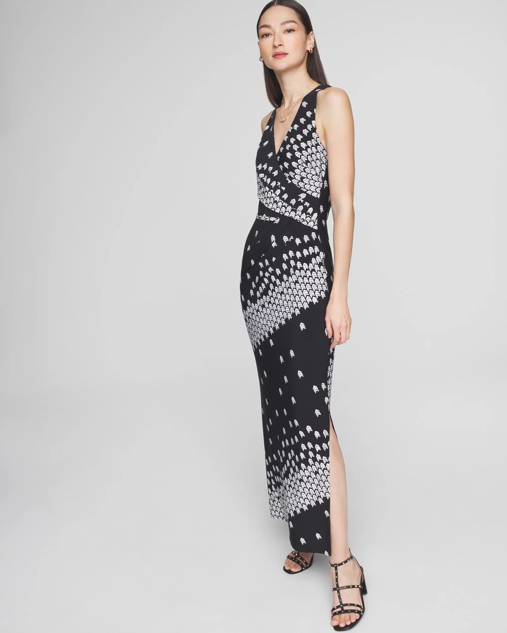White house black market polka dot dress online